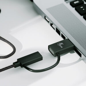 Xtech - USB cable - USB-C USB-A - USB Type C - 1.82 m - 2 in one braided XTC-532