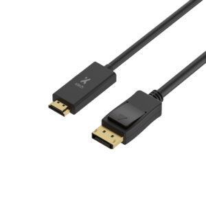 Xtech - Display cable - DisplayPort DP - HDMI - 3 m - Black - DP (m) to HDMI (m) XTC-359