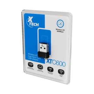 Xtech - Network adapter - USB 2.0 - Wless AC DBand 600Mbps XTC-600
