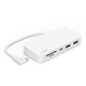 Belkin CONNECT 6-in-1 Multiport Hub - Estación de conexión - USB-C - 1GbE