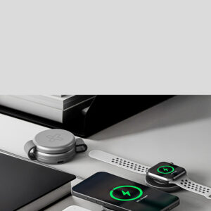 Klip Xtreme - Charging stand / battery charger - 15 Watt - 24 pin USB-C - Cellular phone / Wireless earbuds / Apple AirPods / Apple Watch - Wireless - Para Smartphones - 3 in 1 foldable