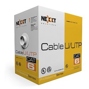 Nexxt Solutions Infrastructure - Bulk cable - UTP - 305 m RJ-45 - Gray - 4P 24AWG CMR