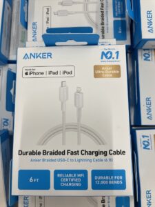 Anker - Charge/Sync cable - 322 USB-C /Lightning Cable (6f