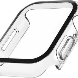 Belkin SCREENFORCE TemperedCurve - Amortiguador para reloj inteligente - protector de pantalla - policarbonato, cristal templado (9H) - transparente - para Apple Watch (40 mm, 41 mm)