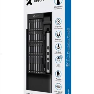 Xtech - 68-in-1 High-Precision Screwdriver Kit - Rechargeable Electric XTA-821