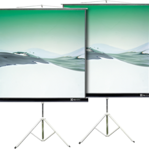 Klip Xtreme KPS-104 - Pantalla de proyección con trípode - 120" (305 cm) - 4:3 - Blanco mate - blanco