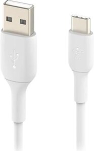 Belkin BoostCharge - Cable USB - 24 pin USB-C (M) a USB (M) - 2 m - blanco