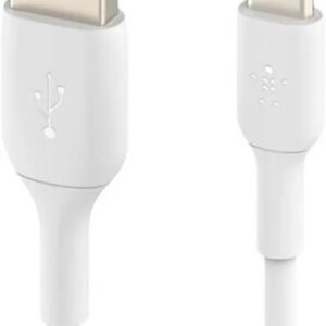 Belkin BoostCharge - Cable USB - 24 pin USB-C (M) a USB (M) - 2 m - blanco