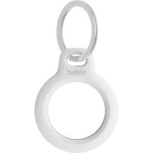 Belkin - Soporte de seguridad para etiqueta Bluetooth antipérdida - blanco - para Apple AirTag