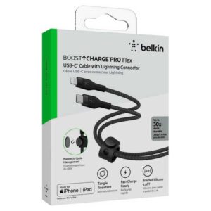 Belkin BOOST CHARGE - Cable Lightning - 24 pin USB-C macho a Lightning macho - 2 m - negro
