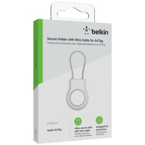Belkin - Estuche para Airtag - blanco - para Apple AirTag