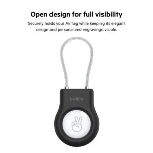 Belkin - Estuche para Airtag - negro - para Apple AirTag