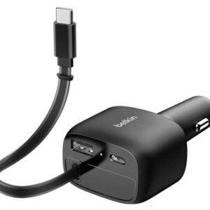 Belkin - Car Charger - Lithium ion - Para Apple / Samsung phones - USB-C 60W - USB-C 30W - USB-A