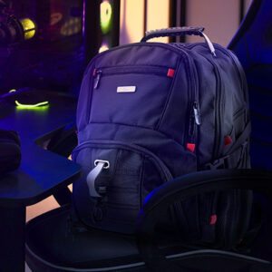 Xtech - Notebook carrying backpack - 17" - Black - Gaming Battlestash XTB-508