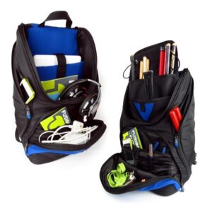 Xtech - Motorcycle Helmet Backpack - 15.6" - 900D polyester - All black - Capacity up to 35L XTB-520