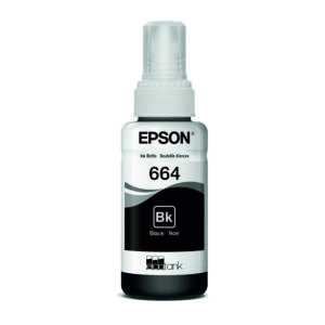 Epson T664 - 70 ml - negro - recarga de tinta - para Epson L110, L200, L310, L380, L395, L495, L575, L606, L655, L656, L1300, L1455