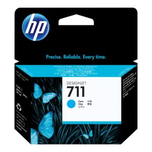 HP 711 - 29 ml - cián - original - DesignJet - cartucho de tinta - para DesignJet T100, T120, T120 ePrinter, T125, T130, T520, T520 ePrinter, T525, T530