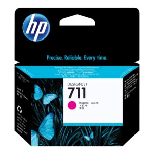 HP 711 - 29 ml - magenta - original - DesignJet - cartucho de tinta - para DesignJet T100, T120, T120 ePrinter, T125, T130, T520, T520 ePrinter, T525, T530