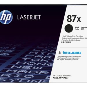 HP 87X - Alto rendimiento - negro - original - LaserJet - cartucho de tóner (CF287X) - para LaserJet Managed E50045; LaserJet Managed Flow MFP E52545