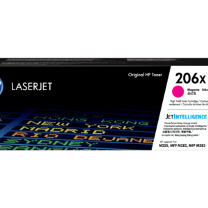 HP 206X - Alto rendimiento - magenta - original - LaserJet - cartucho de tóner (W2113X) - para Color LaserJet Pro M255, M283, MFP M282, MFP M283