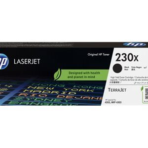 HP 230X - Negro - original - LaserJet - cartucho de tóner (W2300X) - para Color LaserJet Pro 4201, 4203, MFP 4301, MFP 4303