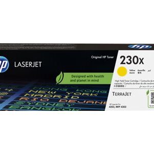 HP 230X - Amarillo - original - LaserJet - cartucho de tóner (W2302X) - para Color LaserJet Pro 4201, 4202, 4203, MFP 4301, MFP 4302, MFP 4303