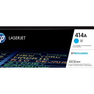HP 414A - Cián - original - LaserJet - cartucho de tóner (W2021A) - para Color LaserJet Enterprise MFP M480; Color LaserJet Pro M454, MFP M479