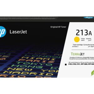 HP 213A - Amarillo - original - LaserJet - cartucho de tóner (W2132A) - para Color LaserJet Enterprise 5700dn, 6700dn, MFP 5800dn, MFP 6800dn