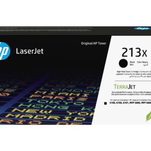 HP 213X - Alto rendimiento - negro - original - LaserJet - cartucho de tóner (W2130X) - para Color LaserJet Enterprise 67XX, MFP 5800; LaserJet Enterprise Flow MFP 5800, MFP 6800