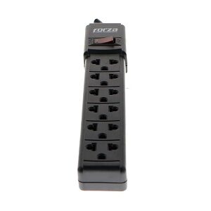 Forza - PS Series PS-001B - Banda de potencia - CA 120-220 V - conectores de salida: 6 - negro