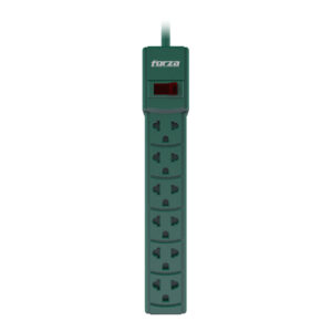 Forza - Power strip - AC 110/220 V - 6 Tomas de Corriente - Green
