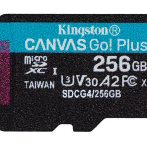 Kingston - Flash memory card - microSDXC - 256GB microSDXC Canvas Go Plus