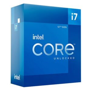 Intel Core i7 12700K - 3.6 GHz - 12 núcleos - 20 hilos - 25 MB caché - LGA1700 Socket - Caja (sin refrigerante)