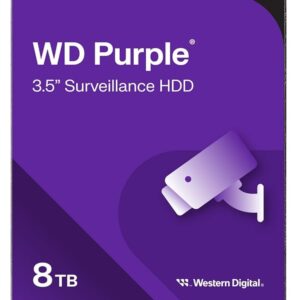 WD Purple WD85PURZ - Disco duro - 8 TB - interno - 3.5" - SATA 6Gb/s - 5640 rpm - búfer: 256 MB