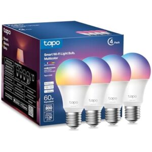 Tapo L530E - Bombilla LED - E27 - 8.7 W (equivalente 60 W) - clase F - 2500-6500 K