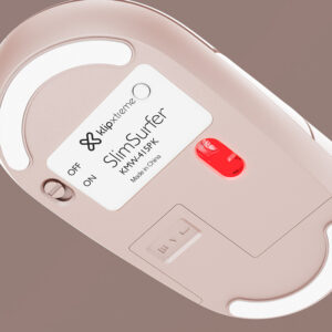 Klip Xtreme - Mouse - 2.4 GHz - Wireless - Pink - Slim