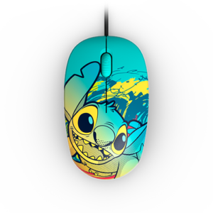 Xtech - XTM-D406ST-BL - Mouse - USB - Wired - Disney Stich Blue
