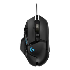 Logitech Gaming Mouse G502 (Hero) - Ratón - óptico - 11 botones - cableado - USB