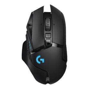 Logitech Wireless Gaming Mouse G502 Lightspeed - Ratón - óptico - 11 botones - inalámbrico - 2.4 GHz - receptor inalámbrico USB