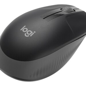 Logitech M190 - Ratón - óptico - 3 botones - inalámbrico - receptor inalámbrico USB - carbón