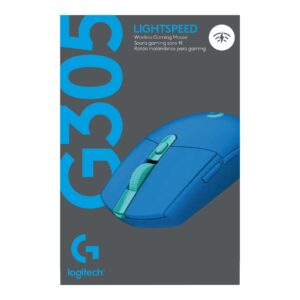 Logitech G G305 - Ratón - óptico - 6 botones - inalámbrico - 2.4 GHz - receptor inalámbrico USB - azul