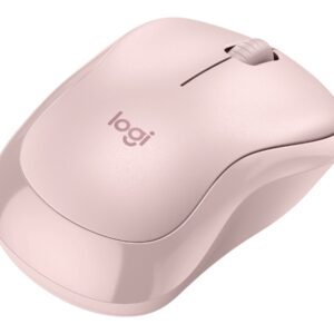 Logitech M240 Silent Bluetooth Mouse, Compact, Portable, Smooth Tracking, Rose - Ratón - 3 botones - inalámbrico - Bluetooth - rosa