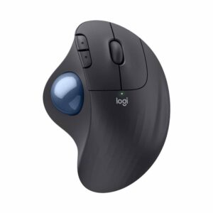 Logitech Ergo M575S Series - Mouse - Graphite+Blue Ball Bt