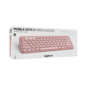 Logitech - Keyboard - Wireless - Rose - Con Bluetooth