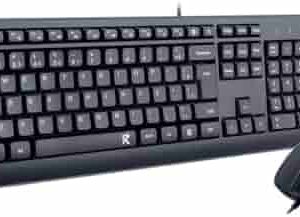 Xtech - MM Keyboard wls, mouse wls, mouse pad XL and USB 3.0 Hub Kit - Spanish - Wireless / Wired - 2.4 GHz / USB - Black - XTK-320S