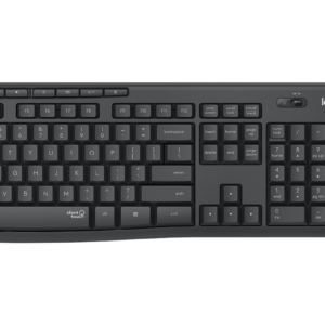 Logitech MK295 Silent - Juego de teclado y ratón - inalámbrico - 2.4 GHz - Black
