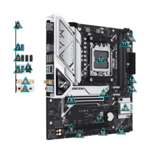 ASUS - Motherboard - B650M-AYW WIFI Motherboard M