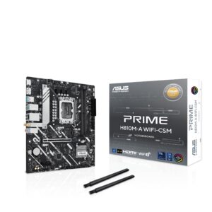 ASUS - PRIME H810M-E - Motherboard - Micro ATX - LGA 1851 - Intel H810 - para Core i9 / para Core i7 / para Core i5 / para Core i3 / para Celeron / para Pentium - Intel HD Graphics