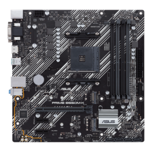 ASUS PRIME B550M-K - Placa base - micro ATX - Socket AM4 - AMD B550 Chipset - USB 3.2 Gen 1, USB 3.2 Gen 2 - Gigabit LAN - Tarjeta gráfica (CPU necesaria) - HD Audio (8-canales)