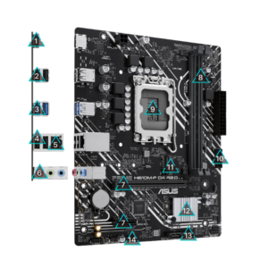 ASUS - Motherboard - PRIME H610M-F D4 R2.0